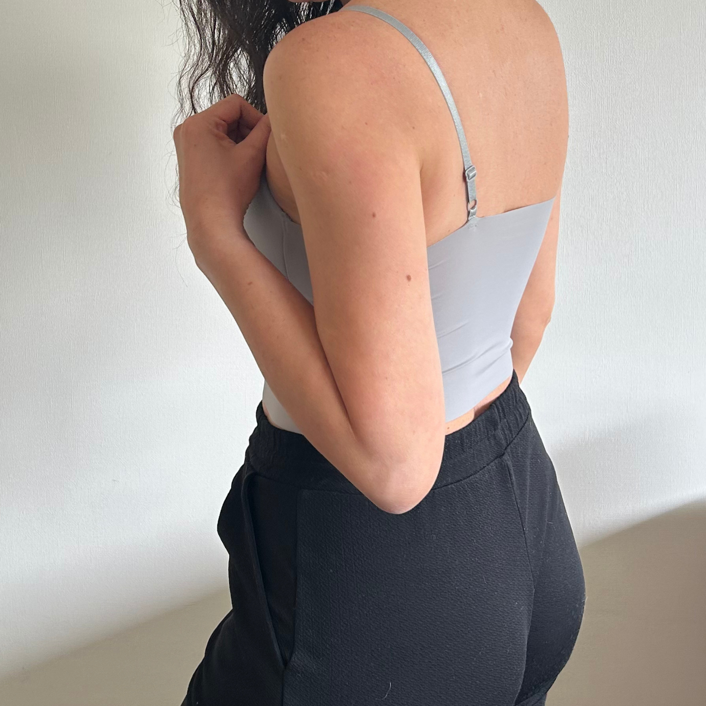 Bralette Crop Gris