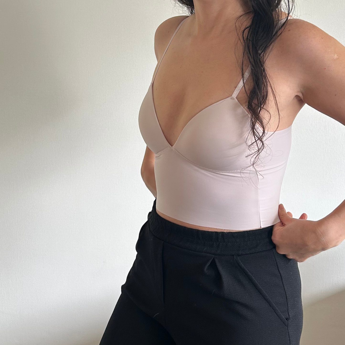 Bralette Crop Rosa