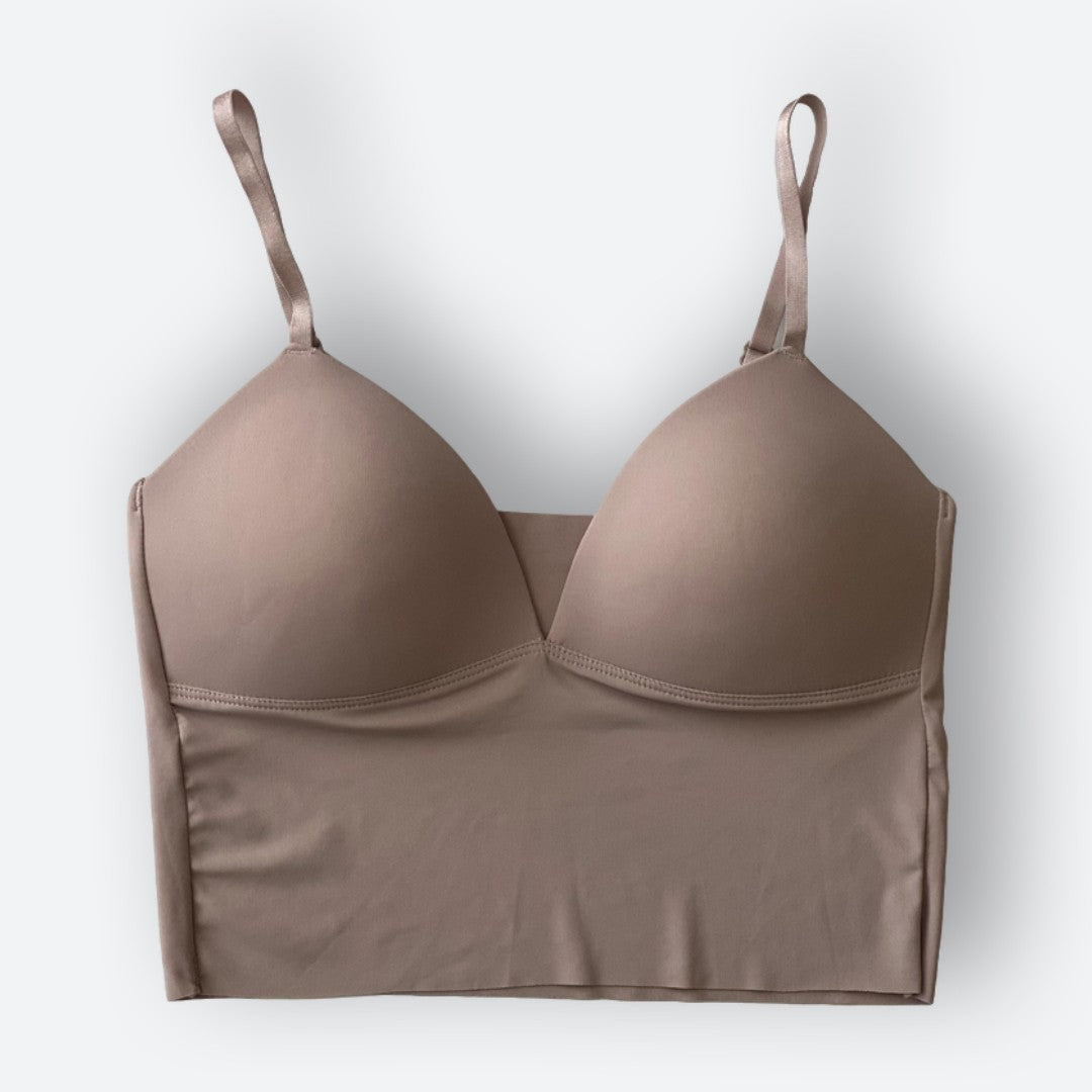 Bralette Crop Rosa Oscuro