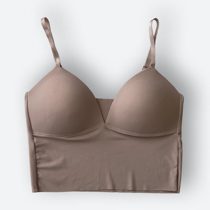 Bralette Crop Rosa Oscuro