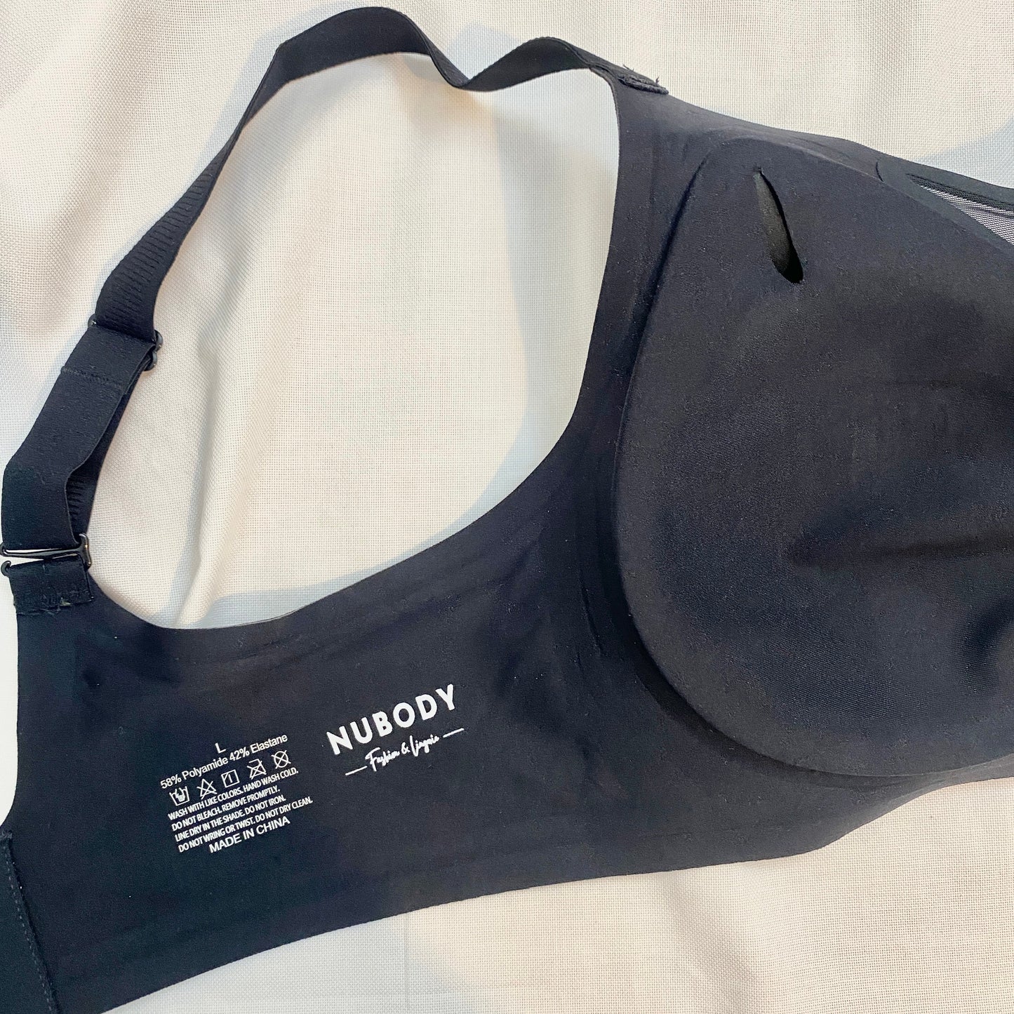 Malva Bra Plus Size Negro