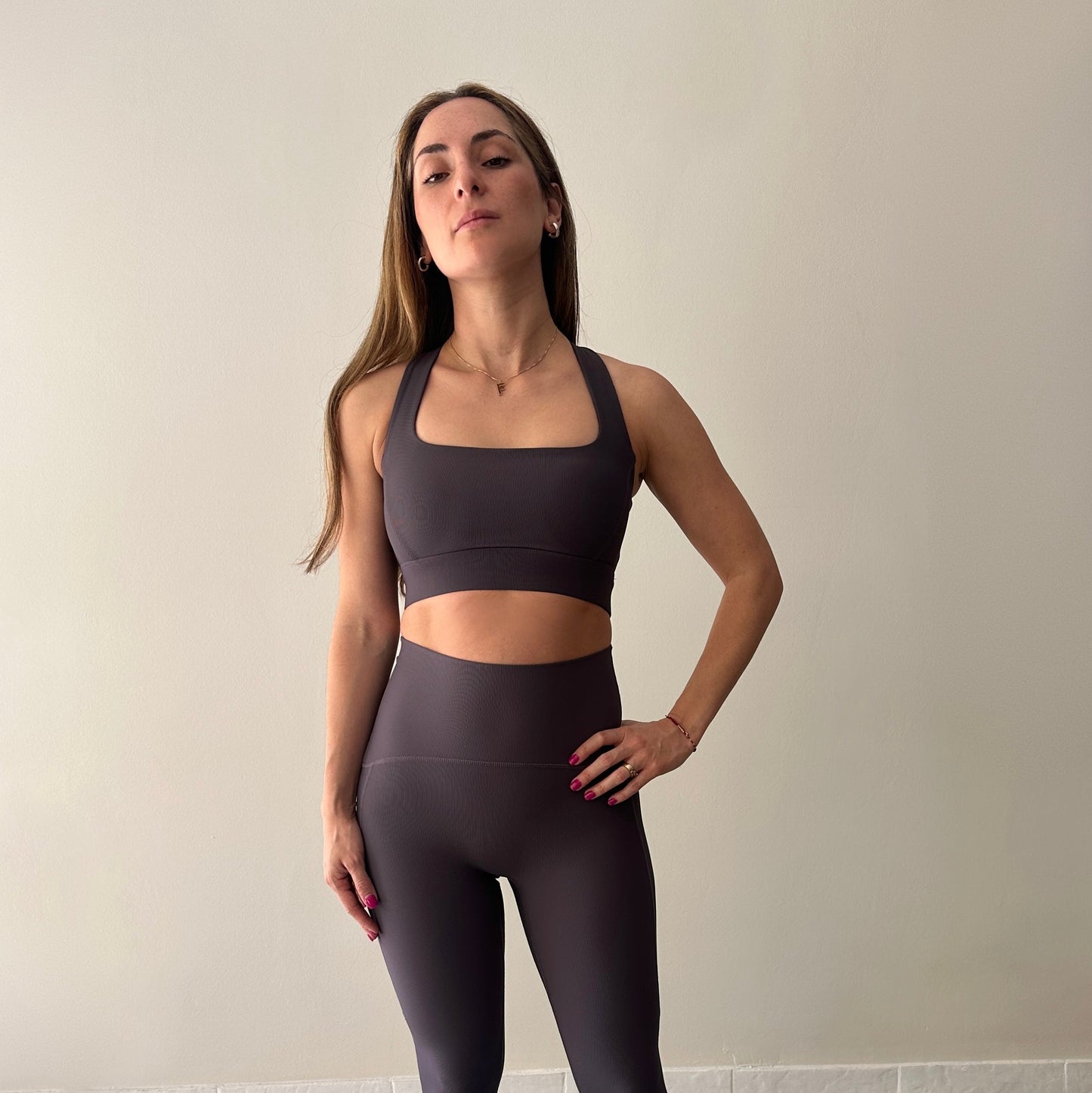 Sujetador deportivo Cuadrado rib