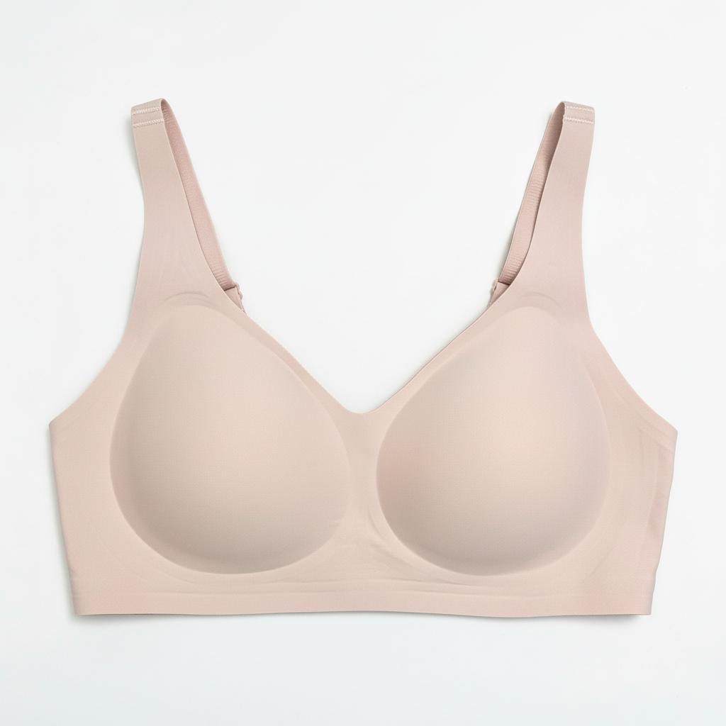 Bra rosa flat lay